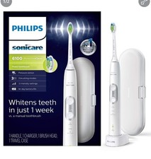 NEW Philips Sonicare ProtectiveClean 6100 HX6877 Tooth Brush - White
