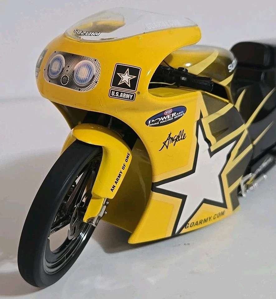 Autografiado 2005 Racing Champions 2005 Angelle Sampey Ejército de Estados Unidos Pro Stock... Foto 2 de 4