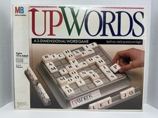UPWORDS 3-Dimensional Word Game Milton Bradley VINTAGE 1988 SEALED Made In USA