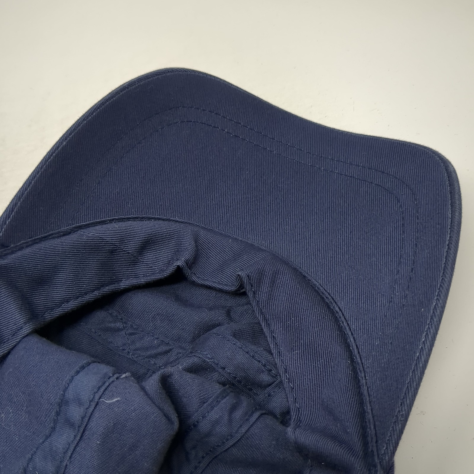 Unbranded Strapback 5 Panel Hat Solid Blue One Si… - image 8