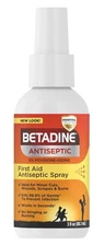 Betadine Antiseptic First Aid Spray, 3 Fl Oz (Pack of 1), Brown 