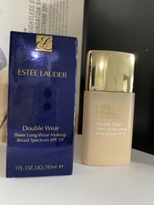 Estee Lauder Double Wear Sheer Long Wear Makeup Broad Spectrum SPF 19 1W1, 1 OZ