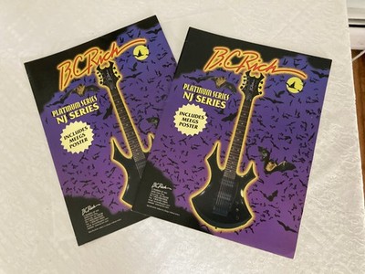B.C. RICH GUITARS Catalog / Poster (TWO COPIES)