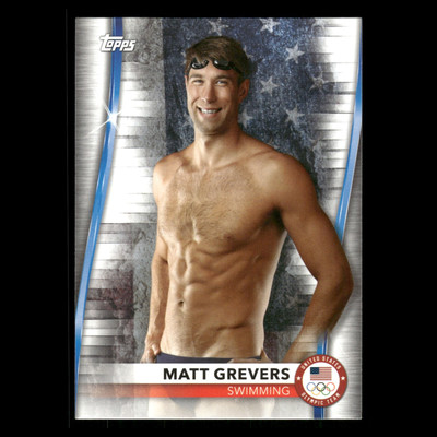 Matt Grevers #69 2021 Topps US Olympic Team Swimming Multisport Card NM