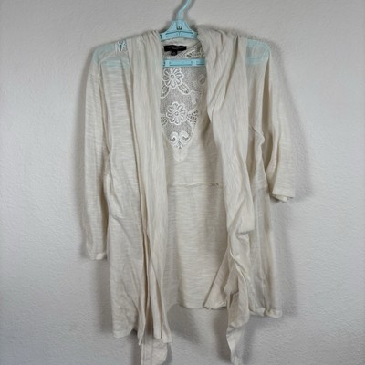 Notations Womens Sweater Sz 2X Cardigan Long Sleeve Solid Pilling Good