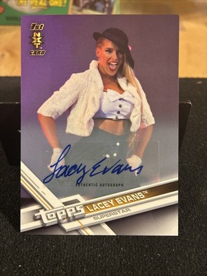 2017 Topps WWE Then Now Forever Auto /99 Lacey Evans #174 Rookie Auto RC 1t3