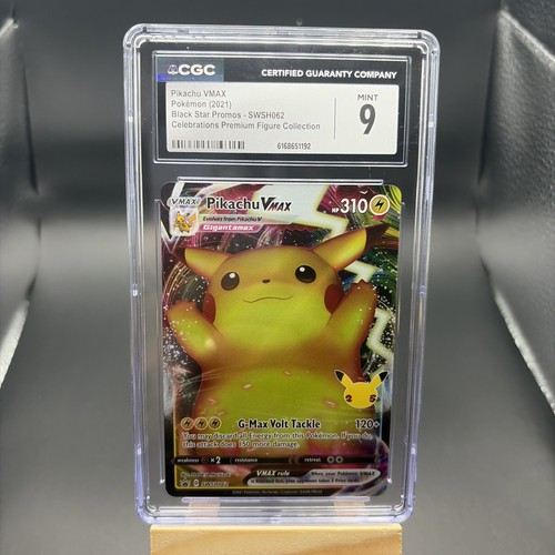 Pikachu VMAX graded CGC 9 for sale on eBay