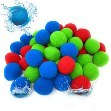 Wasserbomben Wiederverwendbar 15 oder 50 St&uuml;ck Wasserb&auml;lle Kinder Wasserspiel