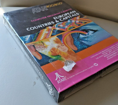European Countries & Capitals Cassette for Atari 400/800/XL/XE; CX4114; NOS