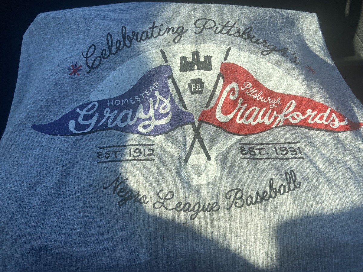 XL Pittsburgh Crawfords Grays Negro League Baseball T-Shirt