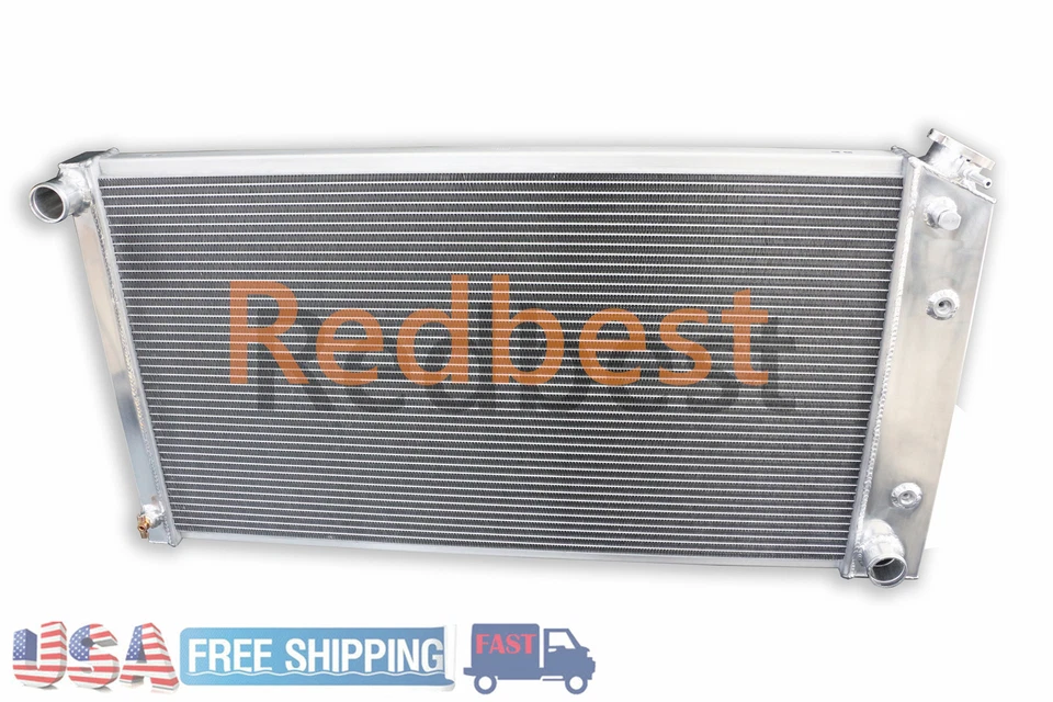 3 Row Aluminum Radiator For 1977-92 Cadillac Brougham/Fleetwood/Pontiac 5.0 5.7L - Image 4 of 4