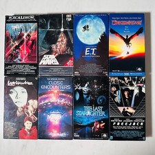 VHS Lot of 8 Sci-Fi Fantasy Last Starfighter Freejack Dragonheart LadyHawke More