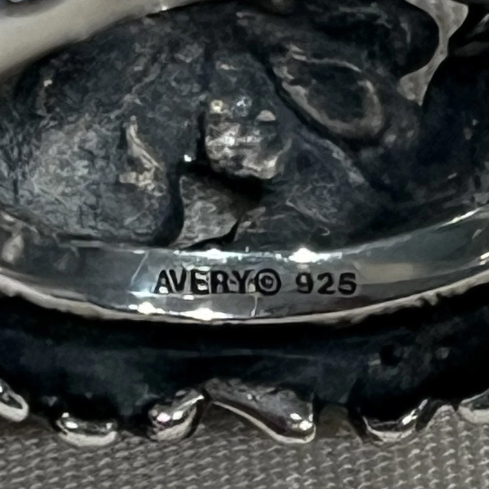 James Avery Retired Floral Cluster Flower Mound Ring 925 Sterling Silver Size 5 - Image 3 of 4