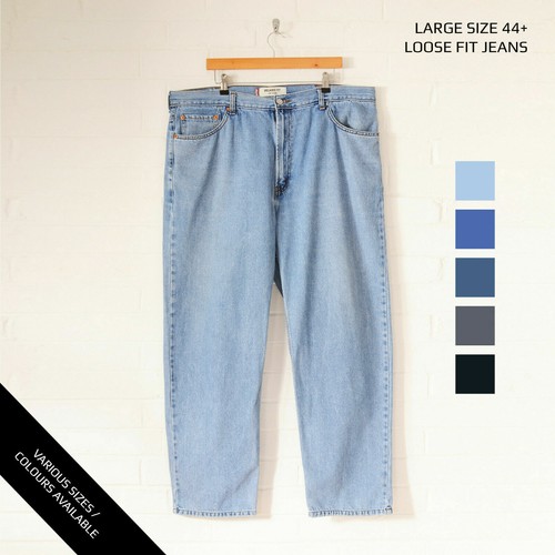 Levis Vestibilità Larga Jeans Denim Grado A W46 W48 W50 W52 W54 W56 | eBay