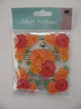 Jolee's Boutique MARIGOLD CLUSTERS Dimensional Stickers NIP