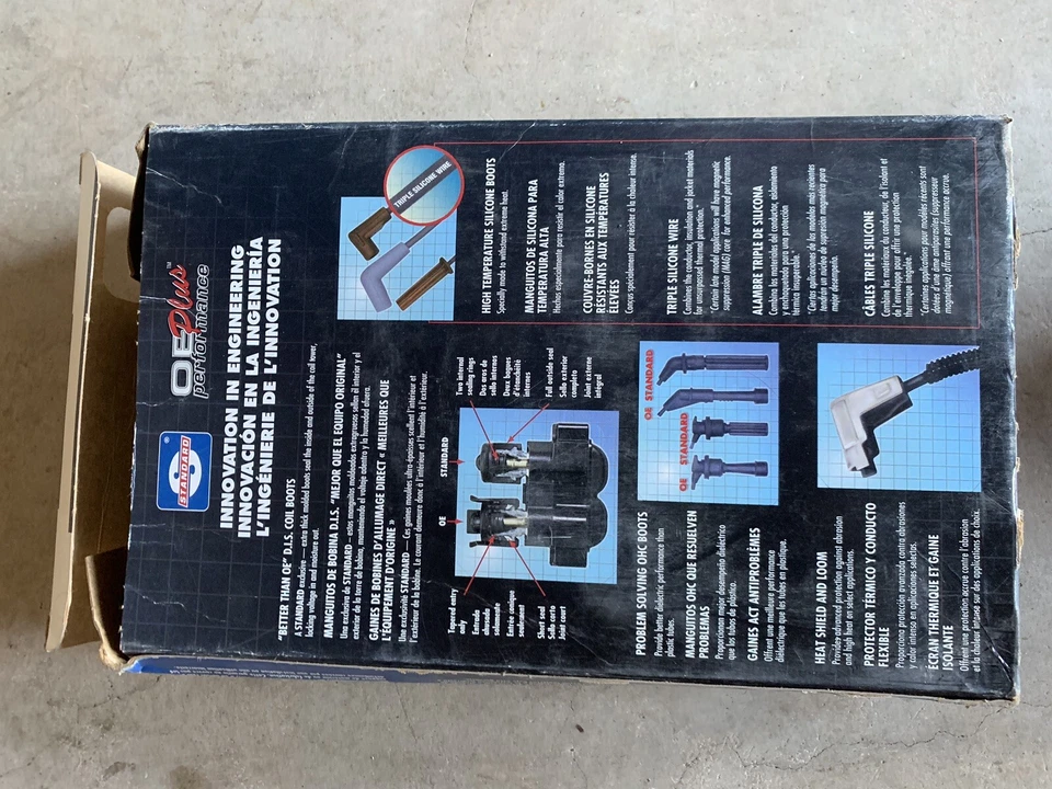 Juego de cables de bujías estándar 6904 | 91-93 Ford Crown Vic/Grand Marquis V8 - 4,6 L Foto 2 de 2