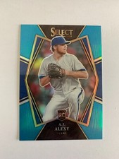 2022 Select Carolina Blue #104 A.J. Alexy PRM 21/35 - Texas Rangers