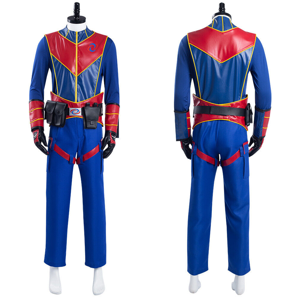 Ray Manchester Captain Man Costume Leather Jacket