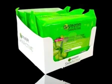 (Lot of 3) Garnier Normal Skin Active Makeup Remover Wipes Cleansing Towelettes