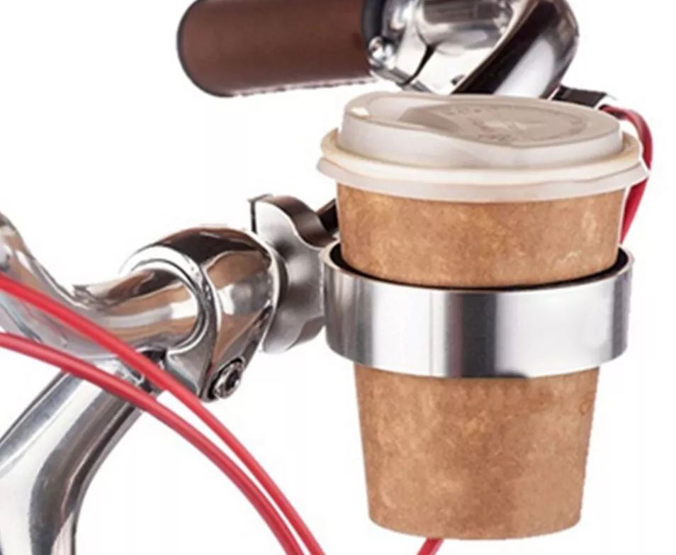 Le Grand IzzyCup Handlebar Cup Holder - Bicycle Drink Holder