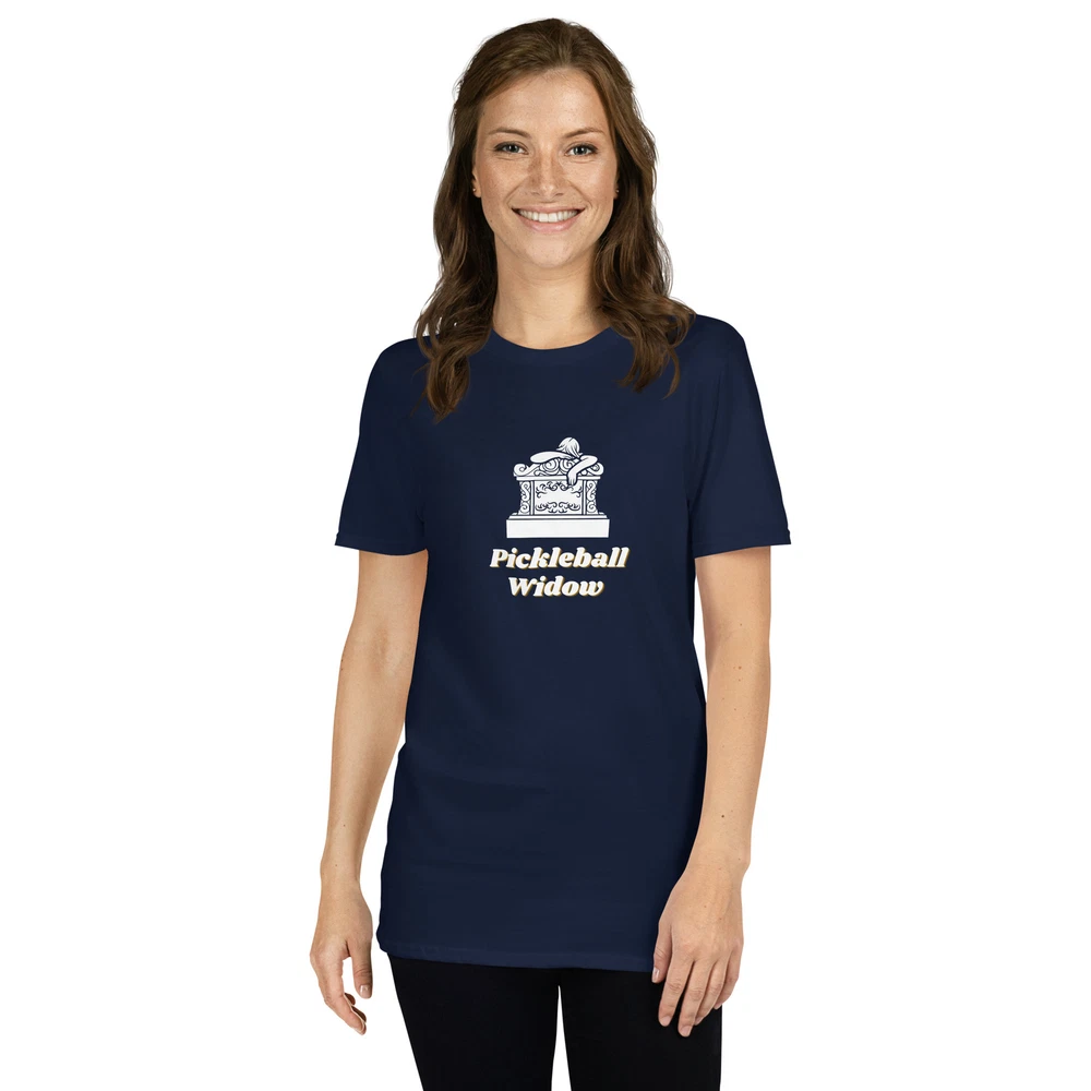 Pickleball Widow Short-Sleeve Unisex T-Shirt for the Wife! S-3XL