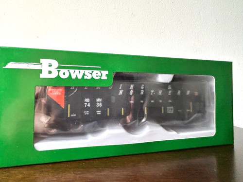 Tolva de 100 toneladas Bowser #43232 Reading & Northern 45' #7436 con panel naranja 1:87 | Zustand: New