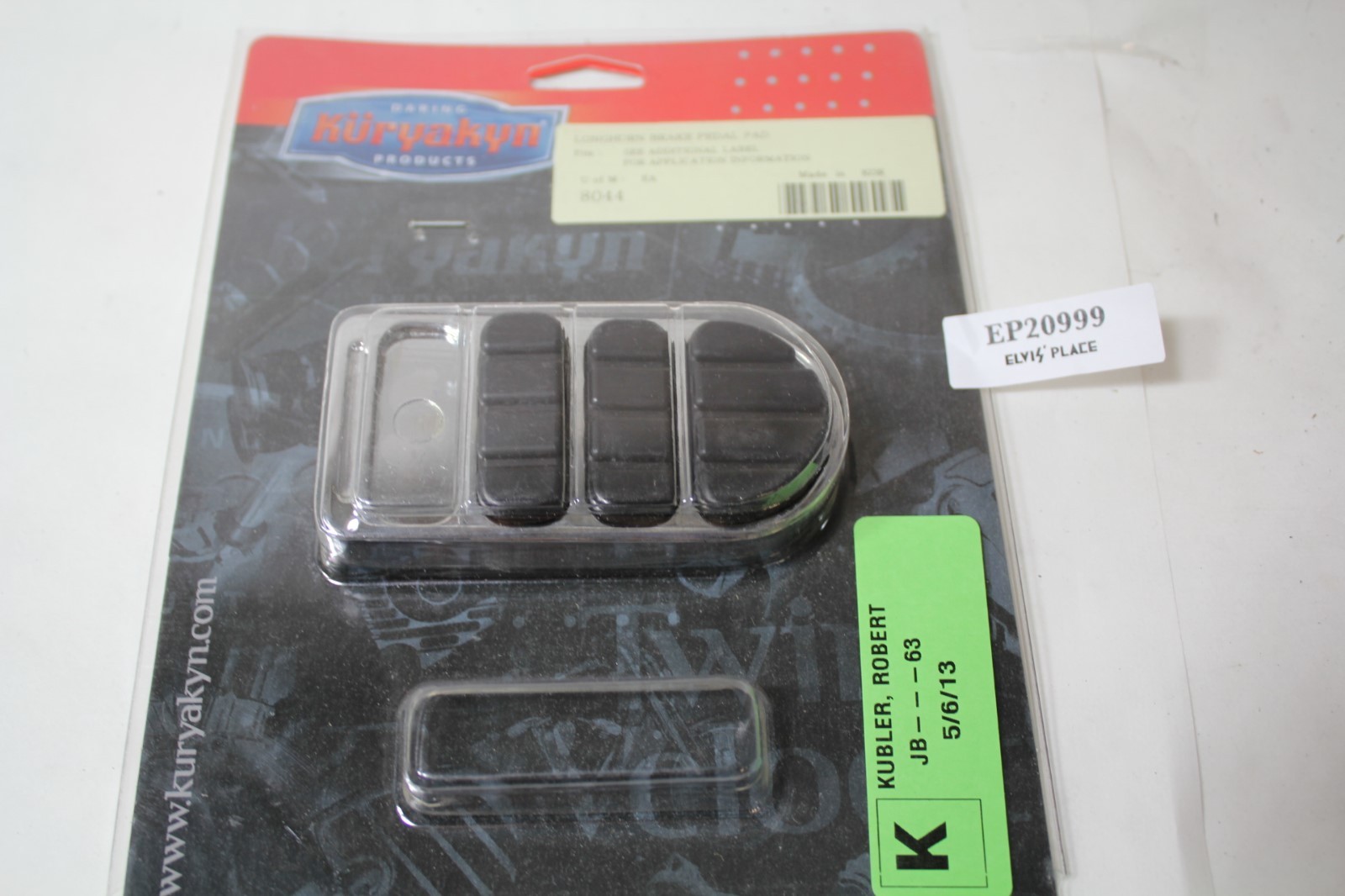 Kuryakyn 8044 brake pedal pad cover Longhorn FLST Softail ? FL ? FXR