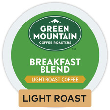 Green Mountain Coffee Roasters Breakfast Blend, Single Serve K-Cup , Light Roast