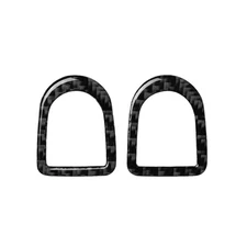 Fit For Ford Mustang 2009-2014 Real Carbon Fiber Door Lock Protection Cover Trim