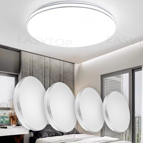 Plafoniera LED pannello plafoniera camera da letto bagno soggiorno corridoio lampada IP44 - Foto 2 di 17