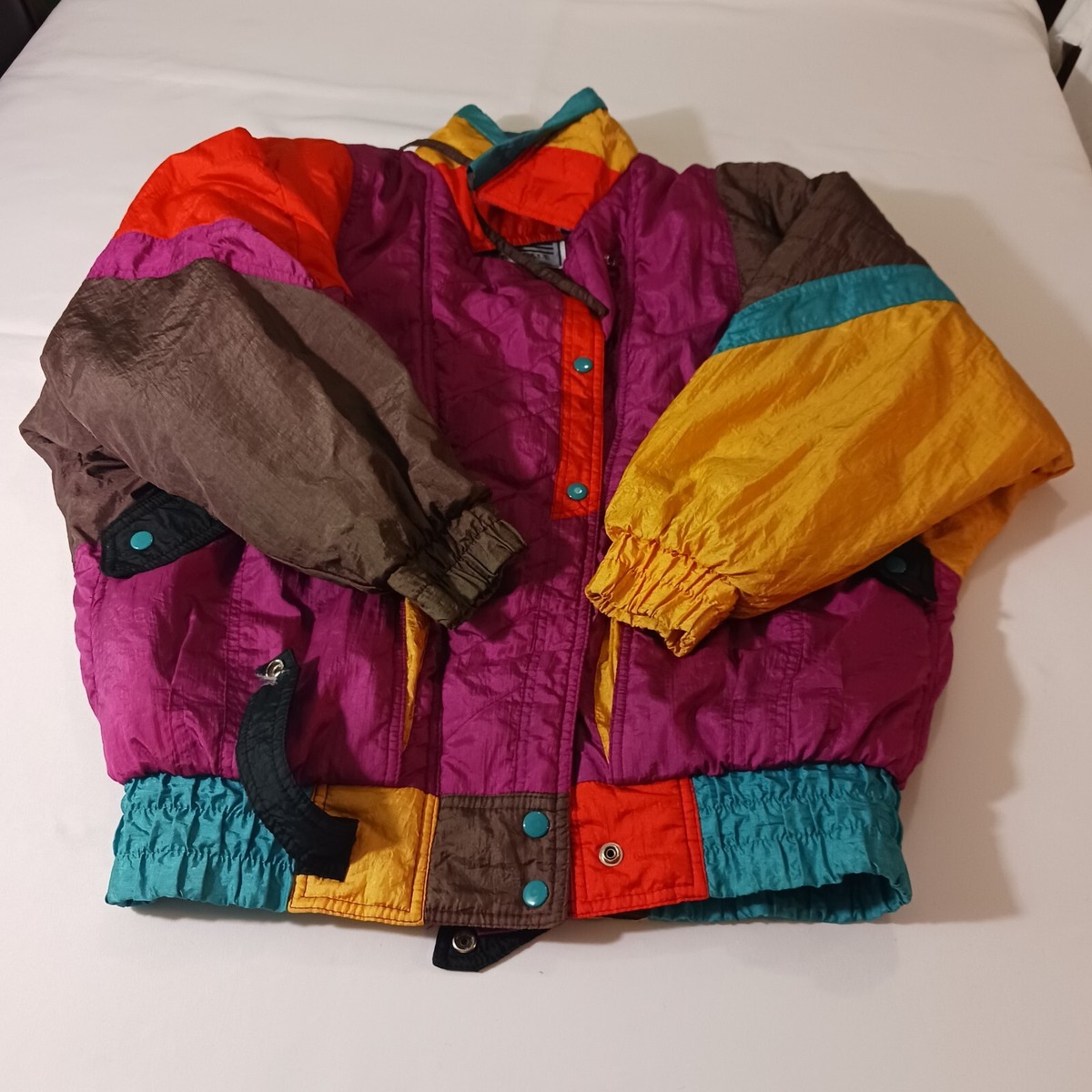 Vintage P.A. Originals Women's Multicolor Pockets Jacket Vintage P.A. Originals Women's Multicolor Pockets Jacket