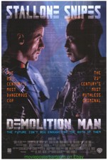 DEMOLITION MAN DS 27x40 & GET CARTER SS 27x40 MOVIE POSTER SYLVESTER STALLONE