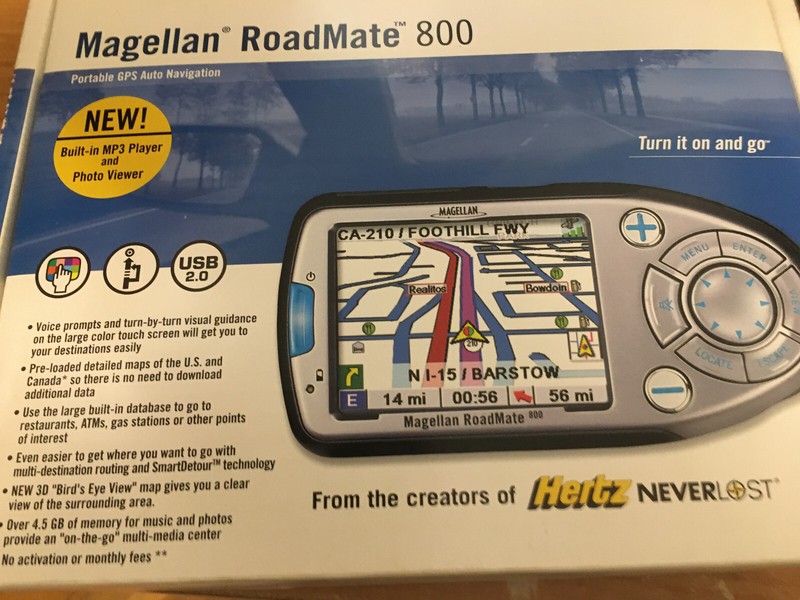 Magellan RoadMate 800 GPS Navigator Portable Navigation Unit