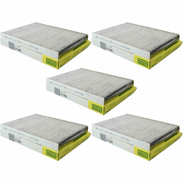 5X MANN-FILTER Biofunctional Innenraumfilter FüR Allergiker Fp 2882-image