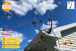 Outdoor Digital HDTV Yagi Antenna 250 Mile for UHF VHF FM OTA Signal