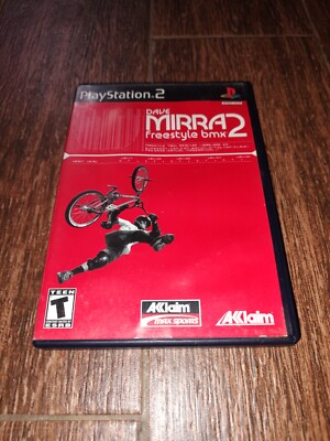 Dave Mirra Freestyle BMX 2 (Sony PlayStation 2-PS2-2002) CIB Complete 