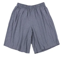5-PACK WORKOUT SHORTS ALLESON 505P MEN ADULT   XX-LARGE GRAY