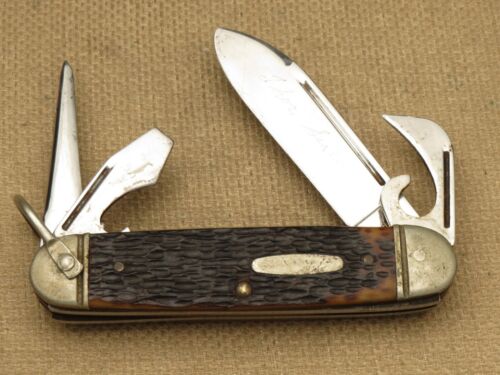 Vintage WESTERN USA 1970's S-901 Scout Utility Knife Delrin Handles - Stainless - Picture 2 of 16