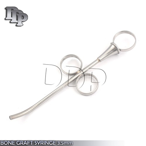 NEW GERMAN STAINLESS BONE GRAFT SYRINGE 3.5mm Implant Dental Instruments - Picture 2 of 3