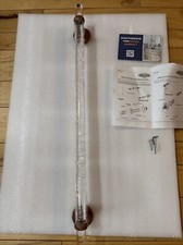 Allied Brass Clearview Collection 24 Inch Towel Bar Acrylic Modern Autumn Sparkl