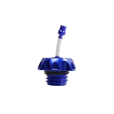 #ad Blue Gas Tank Cap Oil Cover for Harley 94 later Road King 07 08 FXSTSSE Softail $39.95
