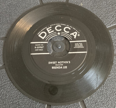 BRENDA LEE/Sweet Nothin s (Original 1959 pressing on Decca Records)