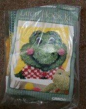 Caron Natura Froggy Latch Hook Kit P535 12"x12" Sealed New