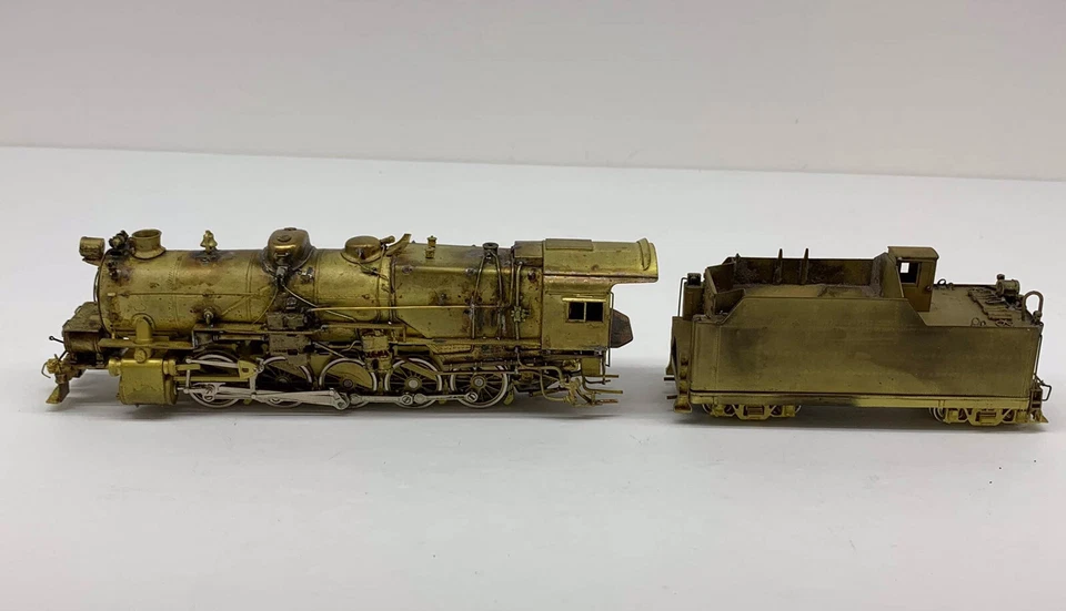 Sunset Models Prestige HO Pennsylvania I1 2-10-0 Steam Loco Brass W/Short Tender - Image 4 of 4