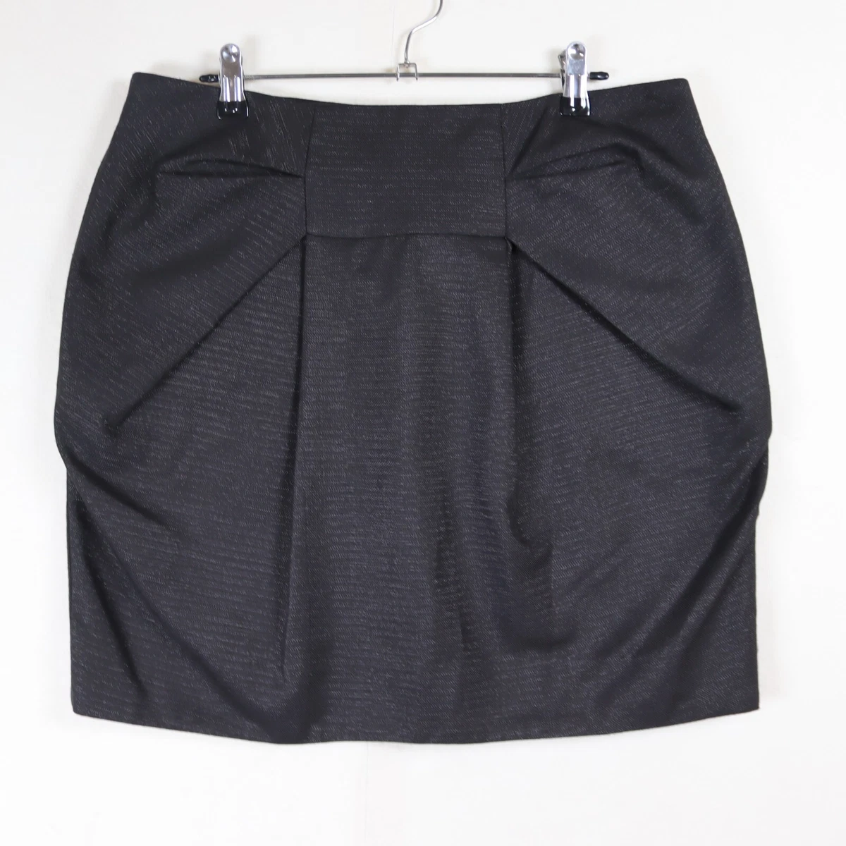 Short black 2025 tulip skirt