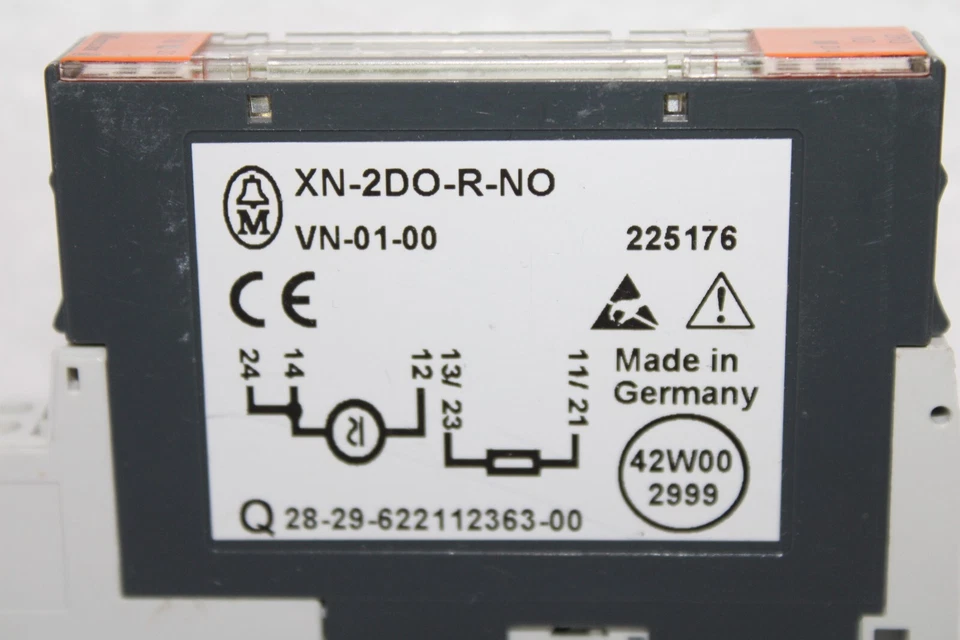 MOELLER XN-2DO-R-NO DIGITAL OUTPUT MODULE 225176 - Image 2 of 4