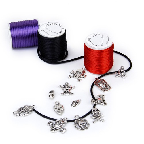 100m Rouleau Ciré Collier Cordon, 2mm Coton Ciré Cordon, Corde De Collier Pour Pendentif, Tressé Fil Pour Fabrication De Bijoux Bracelet Artisanat Macramé (Noir