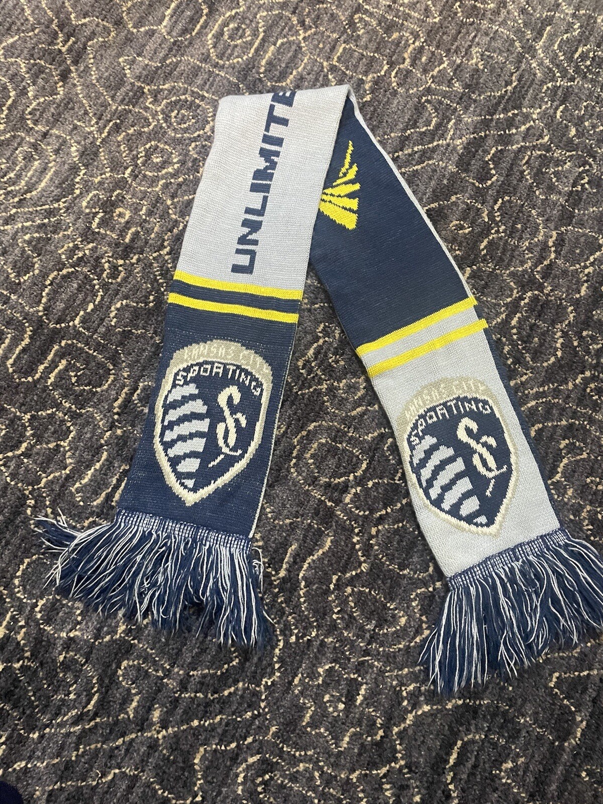 KC Sporting Sprint Scarf 5×45" Love Gorey