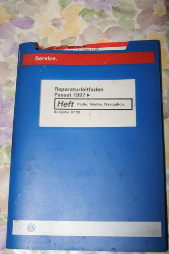 Original Serviceunterlagen VW Passat 3B, Radio, Telefon, Navigation