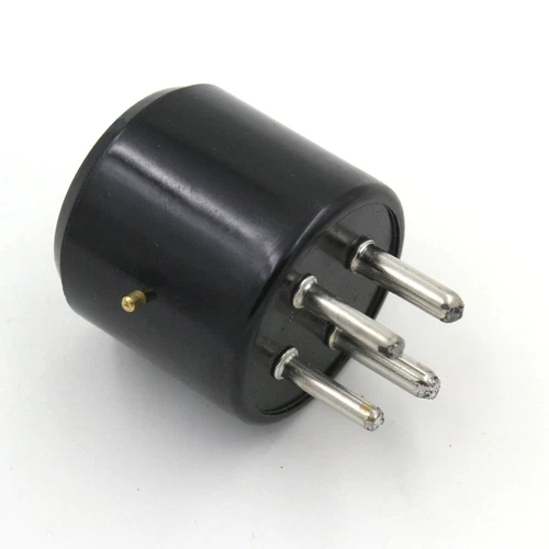 Adaptador de tubo de vácuo baquelite soquete conversor 4 pinos para 8 pinos para 5U4G a 5Z3